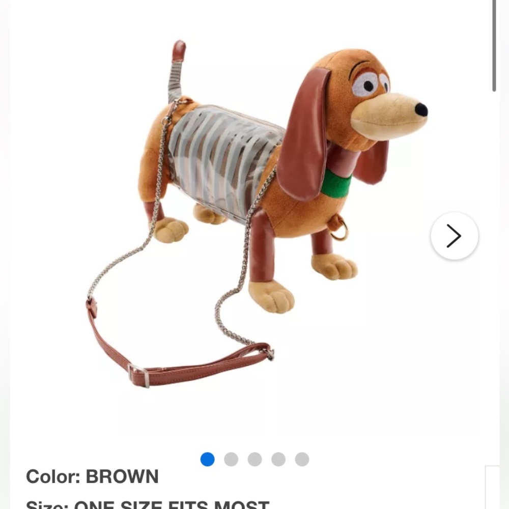 NWT Toy Story Slinky Dog Cross Body Bag